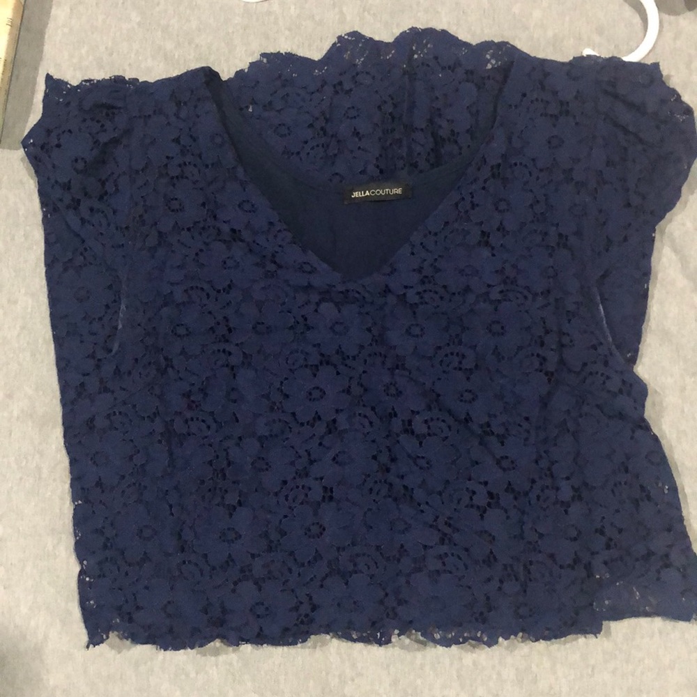 Navy Lace Dress